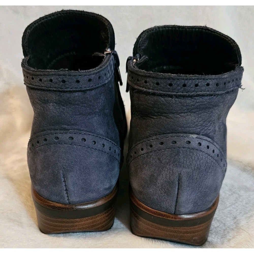 Naot Women's Nefasi Ankle Boots Navy Velvet Nubuck Size 37 USA 6-6.5 - Picture 3 of 10